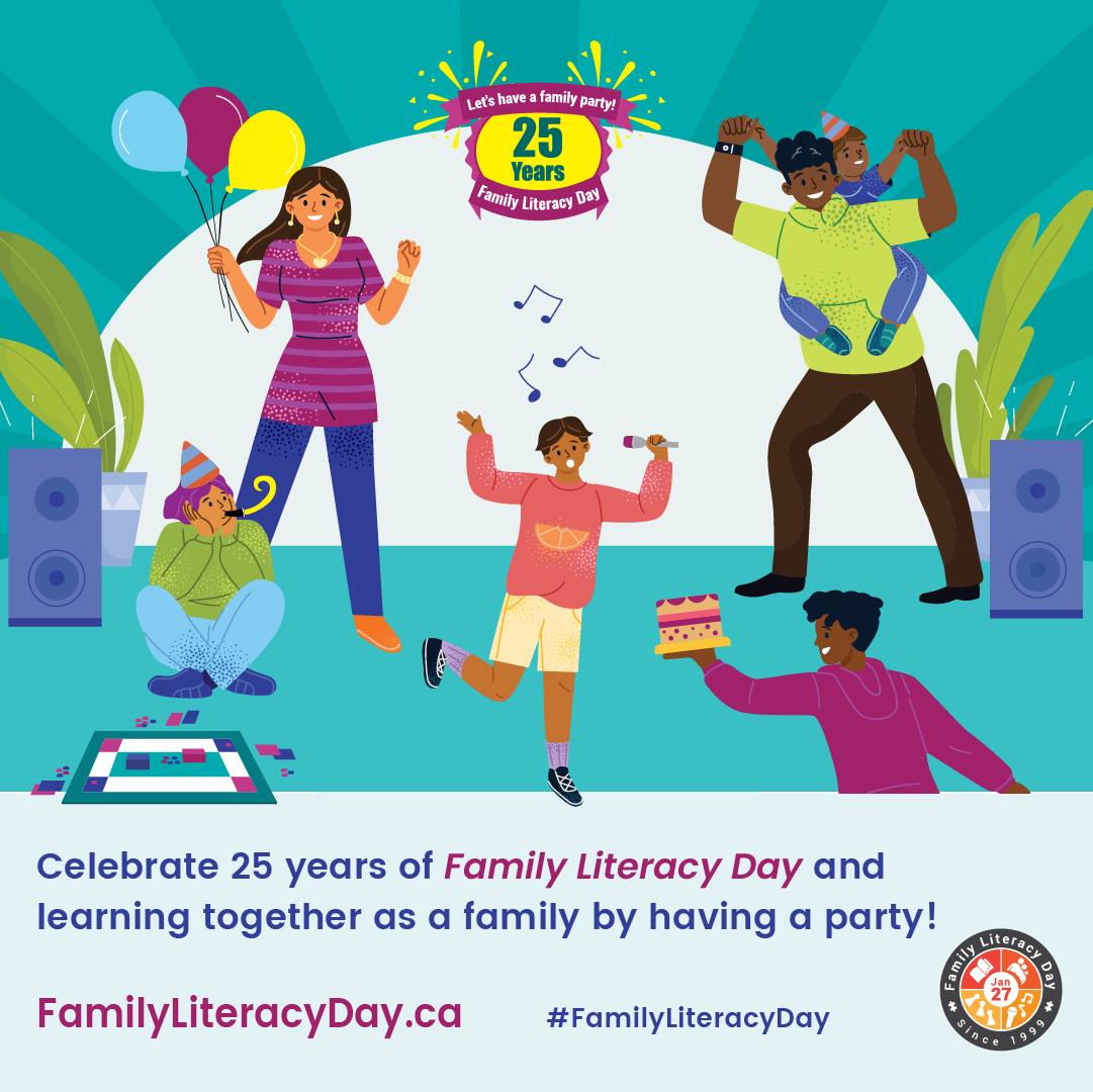 Family Literacy Day 2024 Let’s have a family party! Literacy
